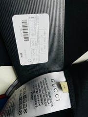 Gucci Logo Print Cotton Black T Shirt Size : XL