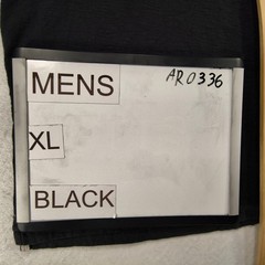 Quiksilver Crew Neck Pocketed Short Sleeve Shirt Mens Size Extra Large XL Black