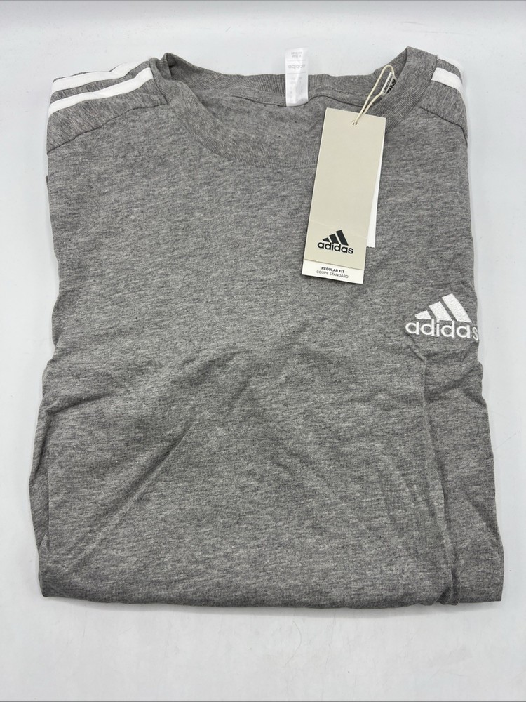 Adidas T Shirt Men’s Size L Gray IC9337 New with Tags