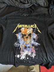 Lot of 5 Metallica T-Shirts Sizes Small, Medium, Large