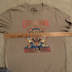 LEE JEANS WORLD TOUR Short Sleeve T-Shirt Vintage Design 100% Cotton Size L