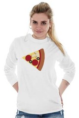 Foodie Boyfriend Girlfriend Couples Gift Long Sleeve Tshirt for Men or Women