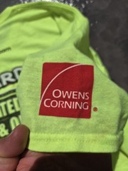 New in Package (NIP) Menards Mens 2XL Neon Safety Yellow HI-VIS XXL T-Shirt