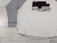 Vintage Y2K Mecca Shirt Mens Extra Large Waffle Knit Distressed
