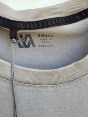 VRST Men’s Small Essential Acid Washed Pocket Tee Silver Shadow New With Tags