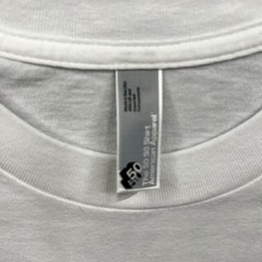 American Apparel Diving Swallow Tattoo T-Shirt Mens M White Graphic Oakland CA