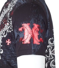 XTREME COUTURE by AFFLICTION Black LOST SQUADRON Short Sleeve Slim Fit T-shirt