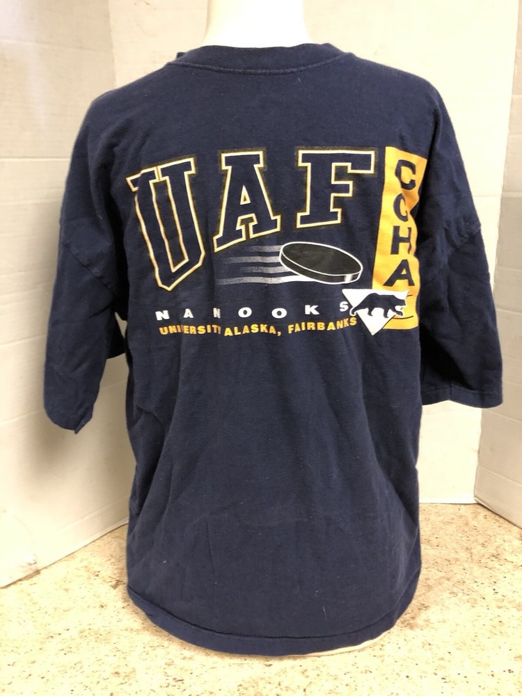 University of Alaska Fairbanks Nanooks UAF Pride CCHA T Shirt Men’s XL