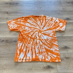 Tennessee Volunteers Shirt Mens L Orange NCAA Tie Dye Vintage Cotton Vols
