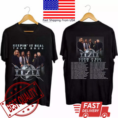 TESLA Band Keepin’ It Real U.S. Tour 2024 T-Shirt