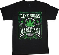 Stoner Gifts Cannabis Marijuana Pot T Shirt Men Funny Cool Clothing