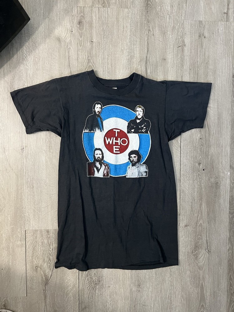 Vintage 1980’s The Who Faded Black T-shirt