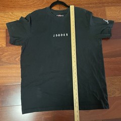 Nike Jordan Air T-Shirt Tee Black DM3182-010 100% Cotton Men’s Size L