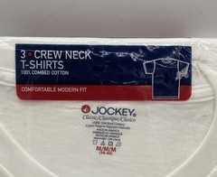 Vintage 2004 Jockey 3pk L Classic Y2K Modern Fit V-Neck T-Shirts Cotton 38-40 M