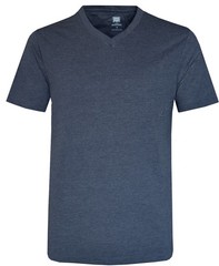 3 Pack V-Neck T-shirts Short Sleeve Plain Tops Classic Essential Tees Multipack