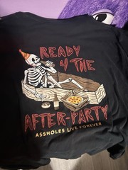 MYSTERY FUNNY/ADULT T-SHIRT BOX 2XL (6-10 SHIRTS )