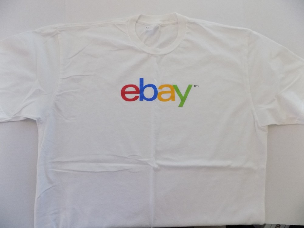 Ebay T-Shirt Adult X-Large 100% Cotton Promo Item HTF NOS w/o Tag