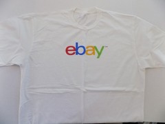 Ebay T-Shirt Adult X-Large 100% Cotton Promo Item HTF NOS w/o Tag