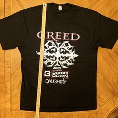 CREED Summer Of 99’ Tour TShirt 2025 Merch Size XL Black Double Sided