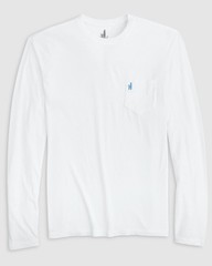 johnnie-O Brennan 2.0 Long Sleeve T-Shirt Mens White (7851974)