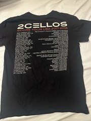 2 Cellos 2017-2018 Tour Shirt Size S