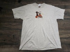 Vintage Mens L Boyds Bears T Shirt Halloween Jack O Lantern Embroidered