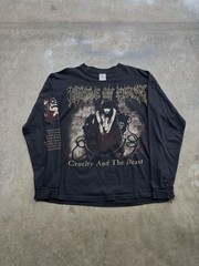Vintage 90s Cradle Of Filth Cruelty And The Beast 1998 Long Sleeve Your Shirt
