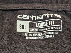 Carhartt Loose Fit K87 Men’s T-Shirt 3 XL Gray Heavyweight Fabric