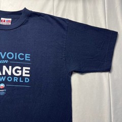 2008 Barack Obama Presidential Campaign T Shirt Mens L One Voice Double Sided