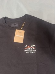 Patagonia Haleiwa North Shore Graphic T Shirt 37724 Men’s Small Black Crew Neck