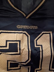 Vintage Deion Sanders Dallas Cowboys Champion Jersey NFL Authentic Size 48 L-XL
