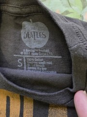 The Beatles Tee Shirt Men’s Small Gray 2011 John, Paul, George & Ringo