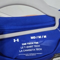 New With Tags Under Armour Men’s Shirt Blue M Short Sleeve UA Tech 2.0