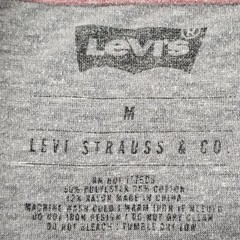 Levi’s & Strauss California Bear Gray Short Sleeve Tri-Blend T-Shirt Men’s M