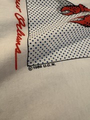 Vintage 80s 1986 Pop Art New Orleans Roy Lichtenstein Philip Bascle Art Shirt