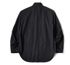 Anniay-lin/kapital Cotton Linen Double-Pocket Irregular Loose Long-Sleeved Shirt