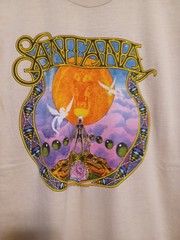 Vintage Single Stitch 1979 Carlos Santana Inner Secrets Tshirt Sz L Used As-Is