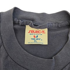 Vintage 80s Grunge Tee Navy Blue Single‑Stitched Ultra Soft T-Shirt Size XL