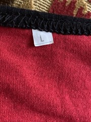 Albania Red Black Short Sleeve Crewneck T-Shirt Size L