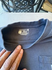 Carhartt Loose Fit Heavyweight Pocket T-Shirt in Navy