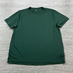 Quince Merino Wool Shirt 2XL XXL Green Athleisure Gym Workout Lift Base Hike Men