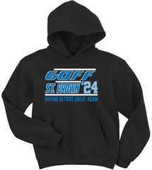 Jared Goff Amon-Ra St. Brown Lions 2024 CREW HOODED SWEATSHIRT