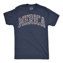Mens Funny T Shirts Merica Text Food Sarcastic Fourth Of July Tee For Men
