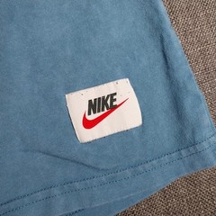 Nike Max90 Swooshman Graphic T Shirt Smokey Blue Short Sleeve Large