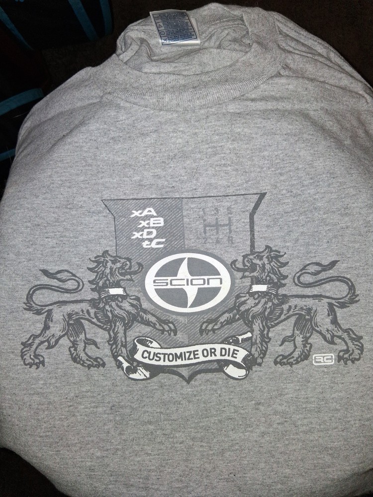 Brand XL Gray Collectible Scion Shirt Alstyle Appeal Active Wear Brand T-Shirt