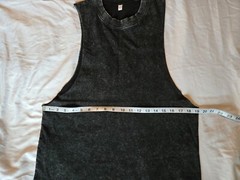 Iron Panda blank scoop bottom tank brand new small (fits like a medium)