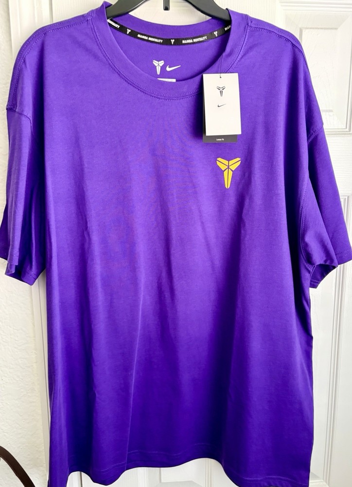 Nike Kobe Mentality Loose Fit T-shirt Purple Sz XL Black Mamba HJ3318-504 NWT