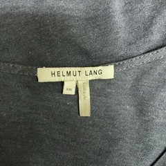 Helmut Lang NY Men’s Size XXL Slate Blue Crewneck Box Logo Cotton/Modal T-Shirt