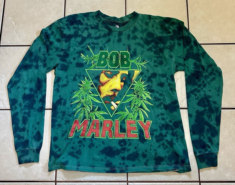 Vintage Bob Marley Longsleeve Shirt XLarge 90s