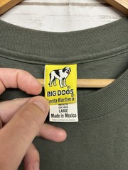 Vintage 97 Big Dog Seinfetch TShirt Seinfeld Parody Mens Green M/L